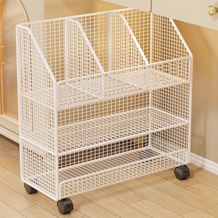 办公室文件架落地书架多层小推车资料整理试卷分层收纳置物架子办