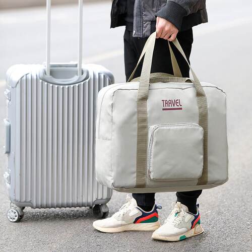 牛苏雪津布折叠收套袋服收纳袋多功能旅行收纳袋衣可拉杆出纳差旅