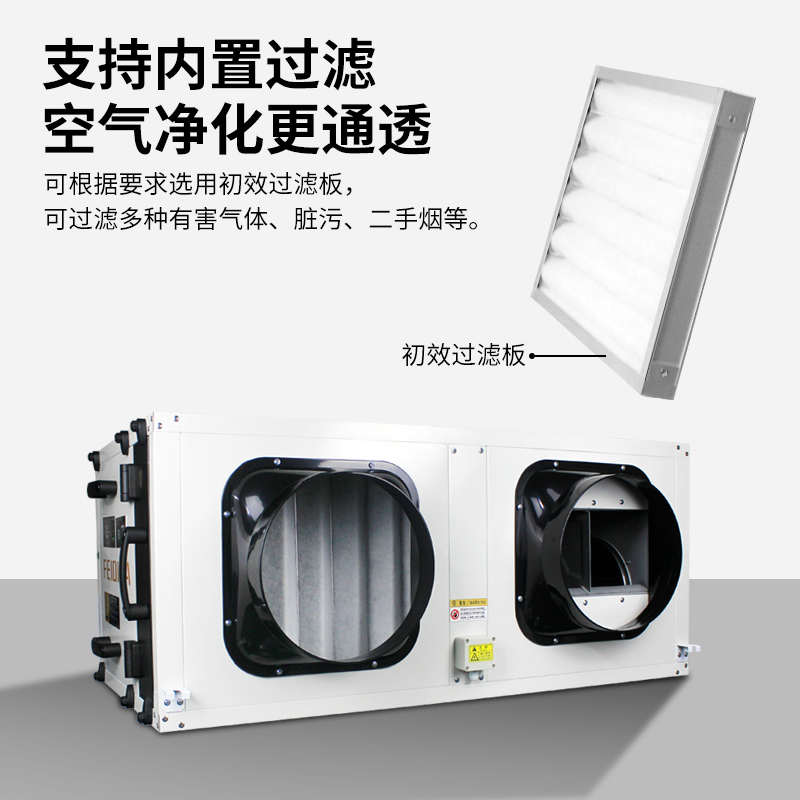 FDD双向流离心式通风机GDF静音管道换气扇商用工程一送一排大风量