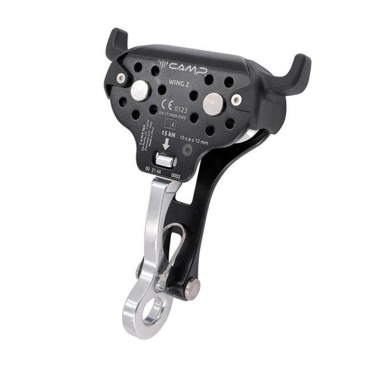 CAMP1025户外拓展铝合金双滑轮WING2高空滑索钢丝轨道牛角滑轮