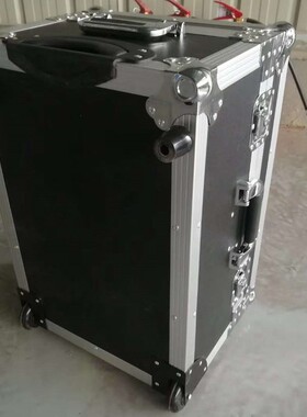 24寸黑色铝合金摄影器材拉杆箱 仪器设备收纳箱 耐用便携工具箱