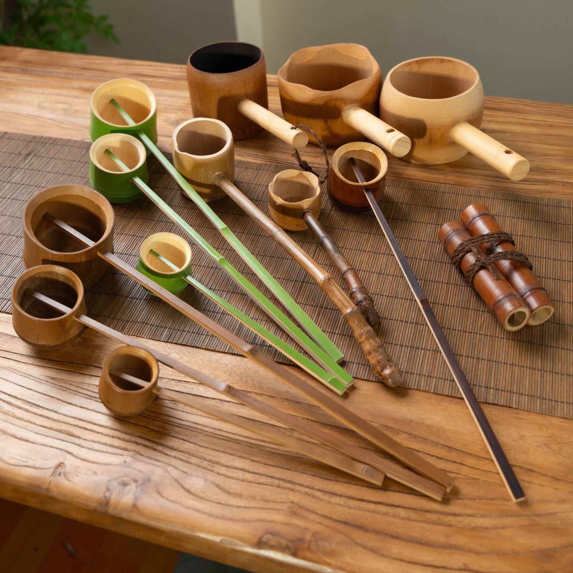 旅游热卖原竹根水勺 酒提 分茶器 竹制水瓢工艺品勺子 竹制品 水