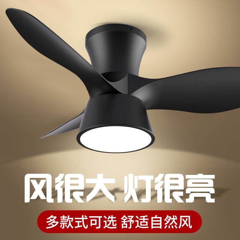 风扇灯2024新款变频客厅餐厅卧室家用吊扇简约一体复古吊灯吊扇灯