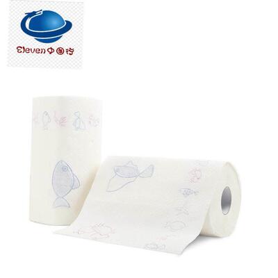 Kitchen Paper Towels 8 Rolls Family Rolls Napkin Tissue Wipe