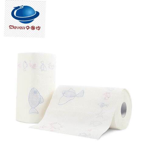 Kitchen Paper Towels 8 Rolls Family Rolls Napkin Tissue Wipe