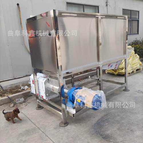 螺旋挤压式粪污脱水机 滚筒式鸡鸭鹅粪便挤干机源头生产厂家科鑫