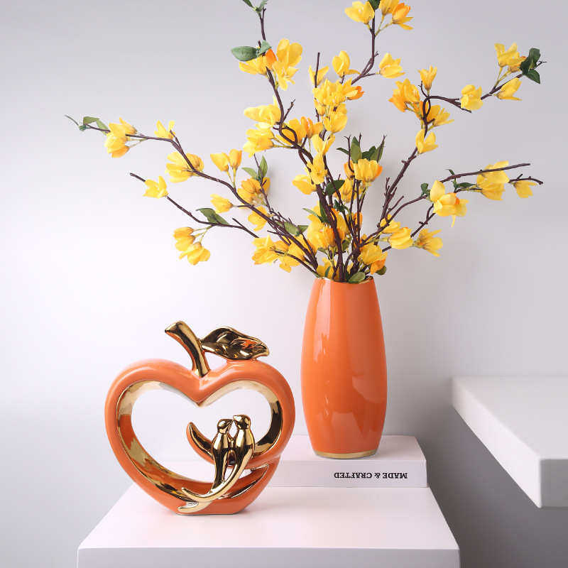 轻奢家居平安装饰品酒柜电视柜景德镇陶瓷小花瓶摆件客厅插花欧式,特色手工艺,其他特色工艺品,淘宝优惠券,粉丝福利购,淘宝优惠卷