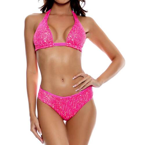 Women's sequined bikini set, split bikini swimsuit