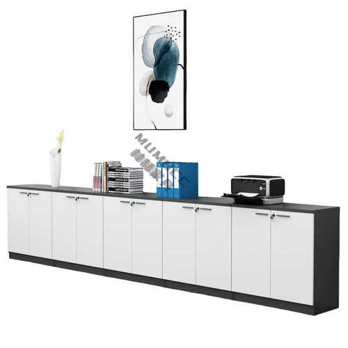 定制矮柜文件柜办公家具档案落地柜子资料储物茶水柜木质简约现代