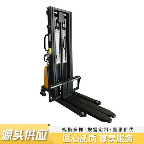 小型电力电动叉车升高搬运车仓储电动铲车提升机半电动堆高车