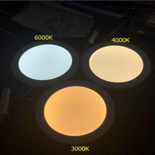 LED人体感应灯AC220V圆型18W平板灯声控楼道灯光控感应阳台吸顶灯