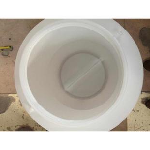 50L白桶塑料桶本色桶圆桶化工桶螺纹桶开口桶食品级60L120L160L