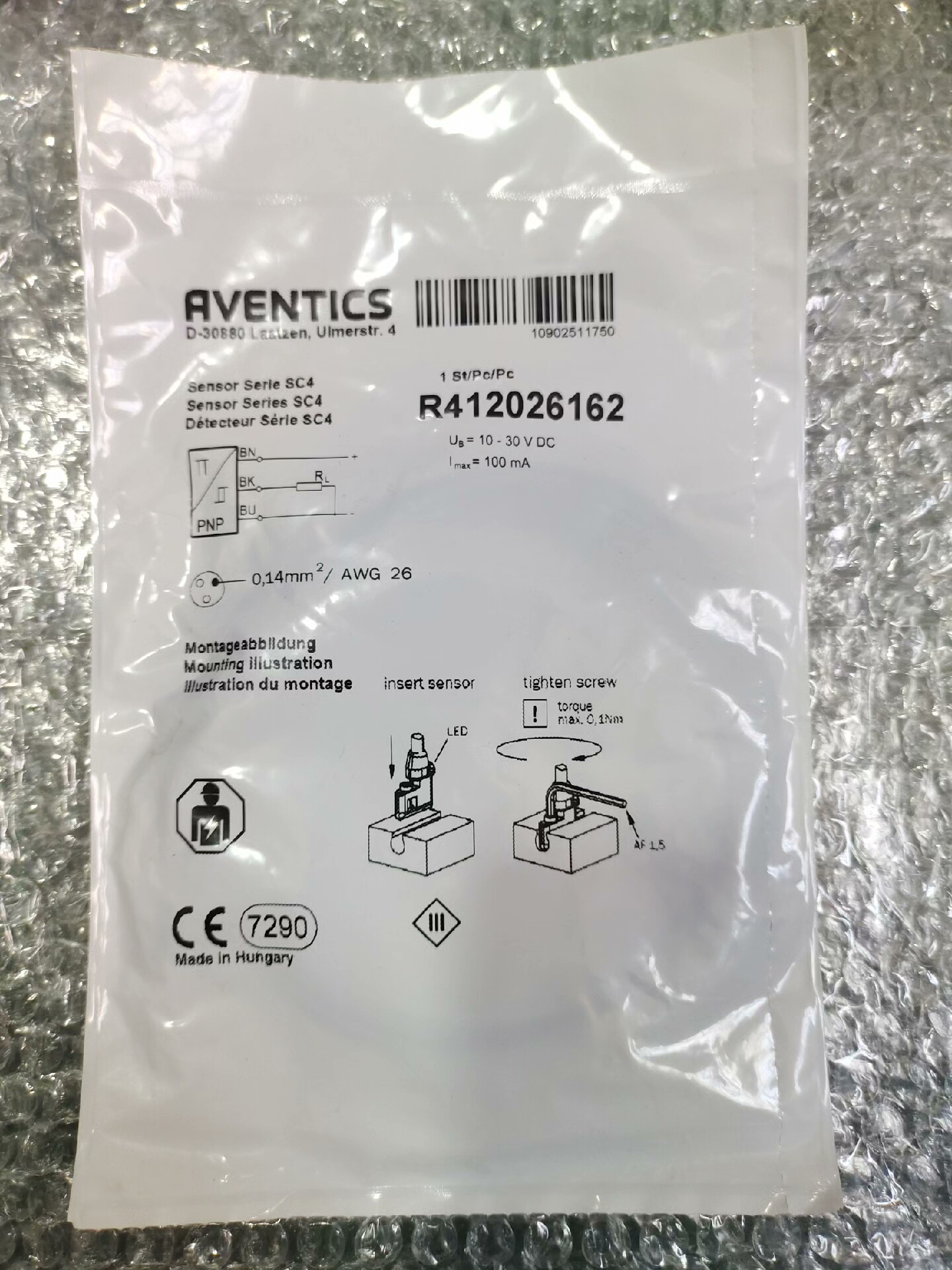 AVENTICS  安沃驰  R412026162  实物拍