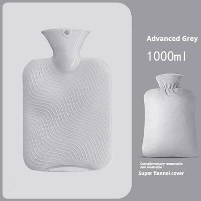 1pc Hot Water Bottle, 1000ml Water-Filled Hot Water Bottle,