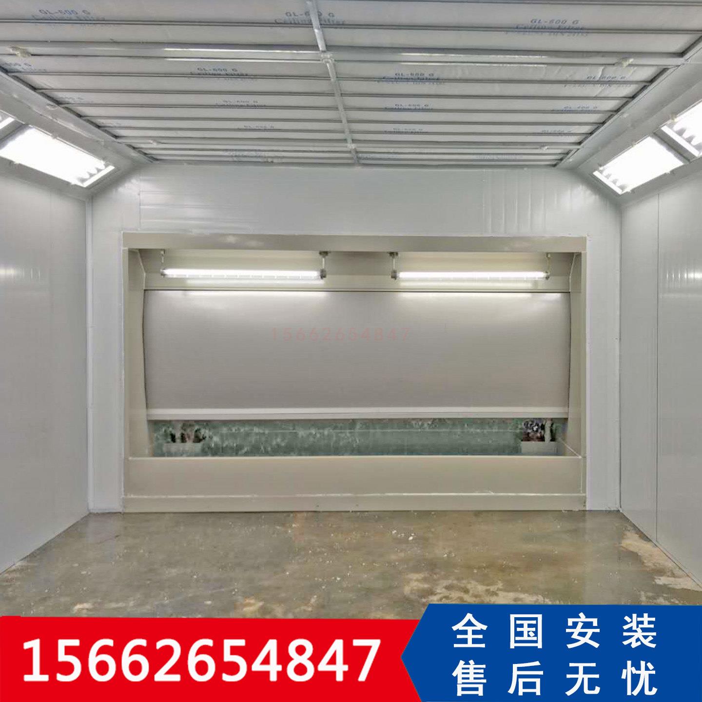 环保型水帘柜喷漆台喷漆箱水淋柜水幕喷烤漆房无尘家俱厂烤房净化