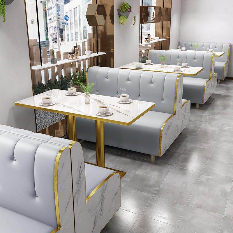 火锅餐饮汉堡用餐沙发网卡座茶店红桌椅商用甜品火锅店小吃家具餐