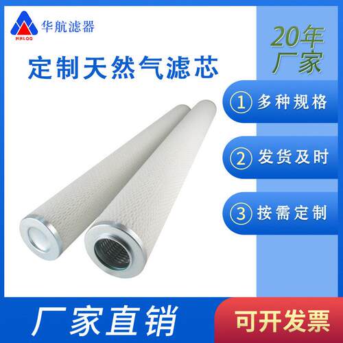 天然气滤芯多孔滤芯FE37390DOGEH天然气聚结滤芯