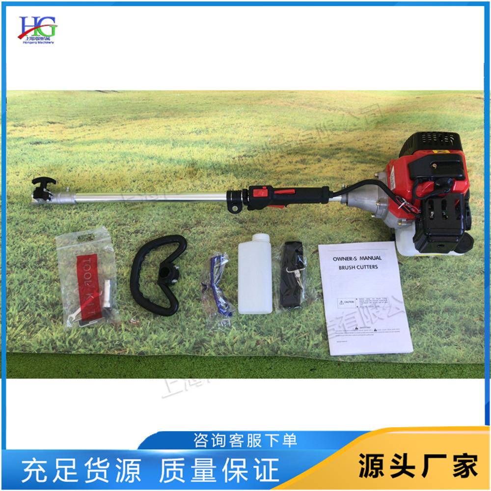 尼龙刷草坪清扫机 足球场梳理草坪工具 二冲程手提式汽油梳草机