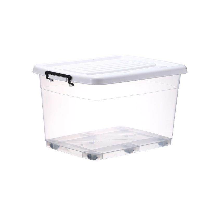 特大号收纳箱塑料透明加厚带滚轮衣服玩具整理食品储物盒家用有盖,包装,塑料周转箱,淘宝优惠券,粉丝福利购,淘宝优惠卷