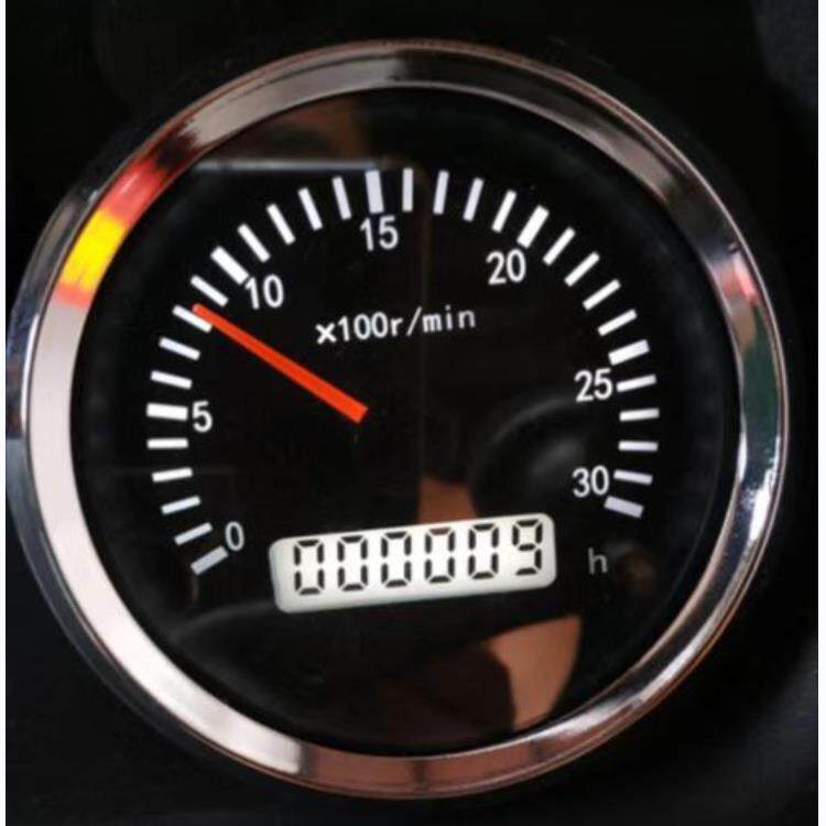 85mm发动机转速表时间表3000RPM 12v24v可调齿可调速比转速计时表