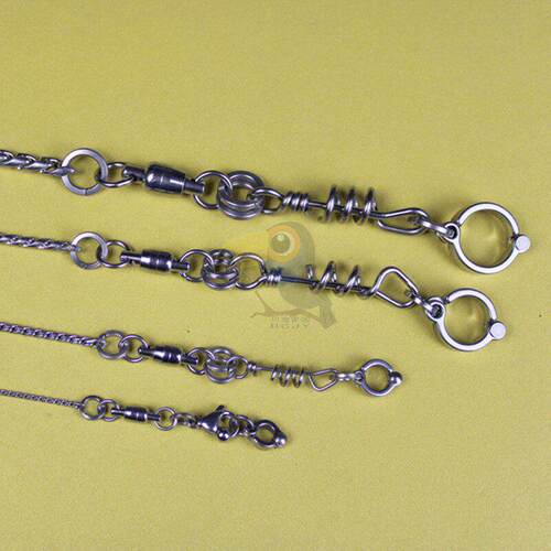 316不锈钢鹦鹉鸟用脚炼脚环虎皮牡丹玄凤小太阳和尚金刚葵花大型