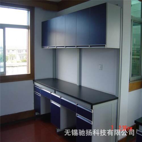 生产钢木实验台器材实芯理化板台面 试验台DTC铰链PVC拉手防腐