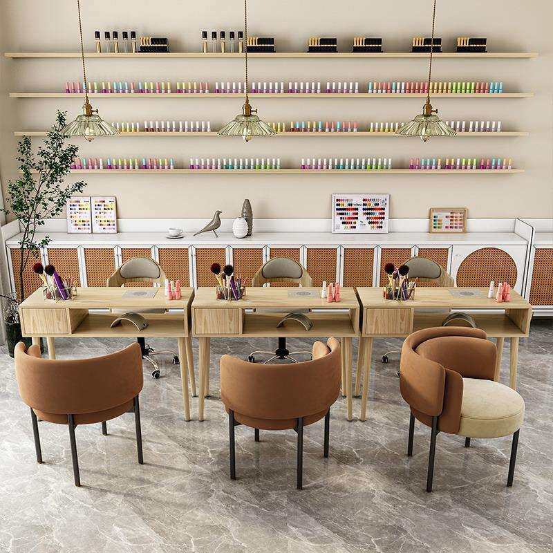 意式轻奢布艺餐椅奶茶店咖啡厅接待靠背椅售楼部会客洽谈休闲椅子