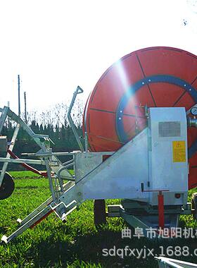 75-300大型绞盘式喷灌机农田移动式浇地设备小麦卷盘式浇灌机