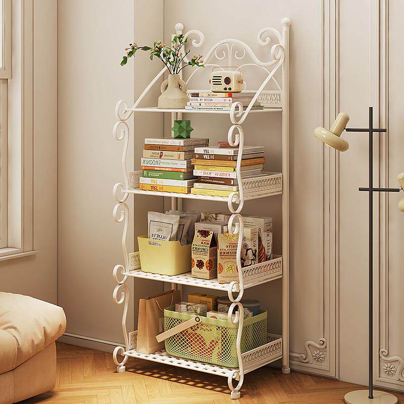 B1置物架卧室铁艺多层书架卫客落A地221厨房厅生间浴室房间收纳储