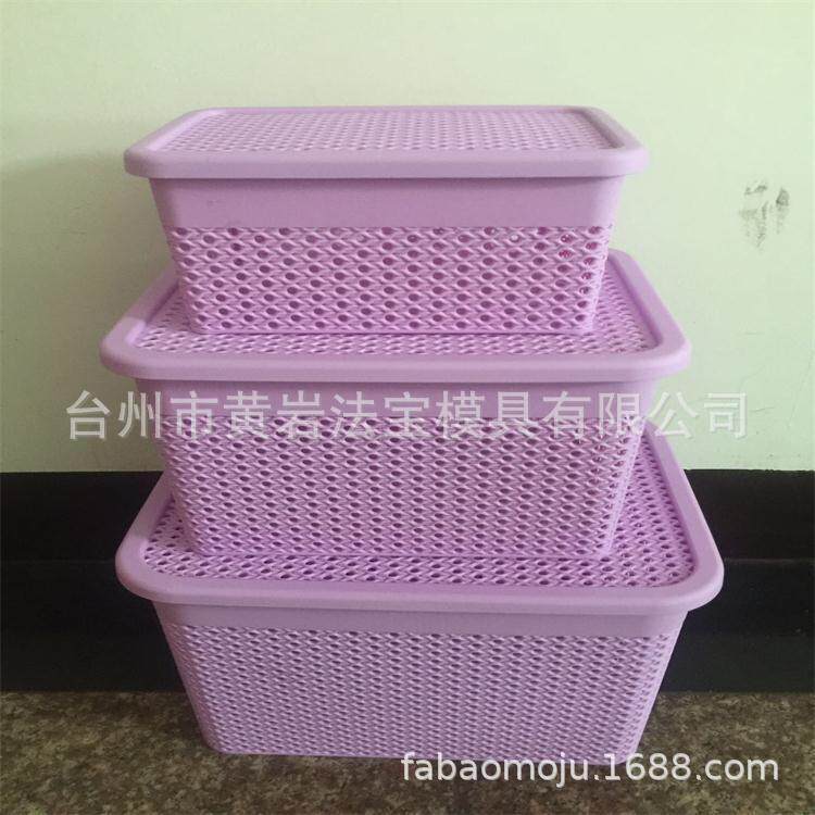 储物箱藤条注塑模具生活用品模具厂家专业制作