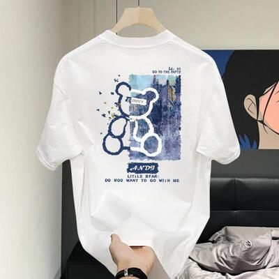 G 64158 Korean loose plus size short sleeve 韩版宽松大码短袖