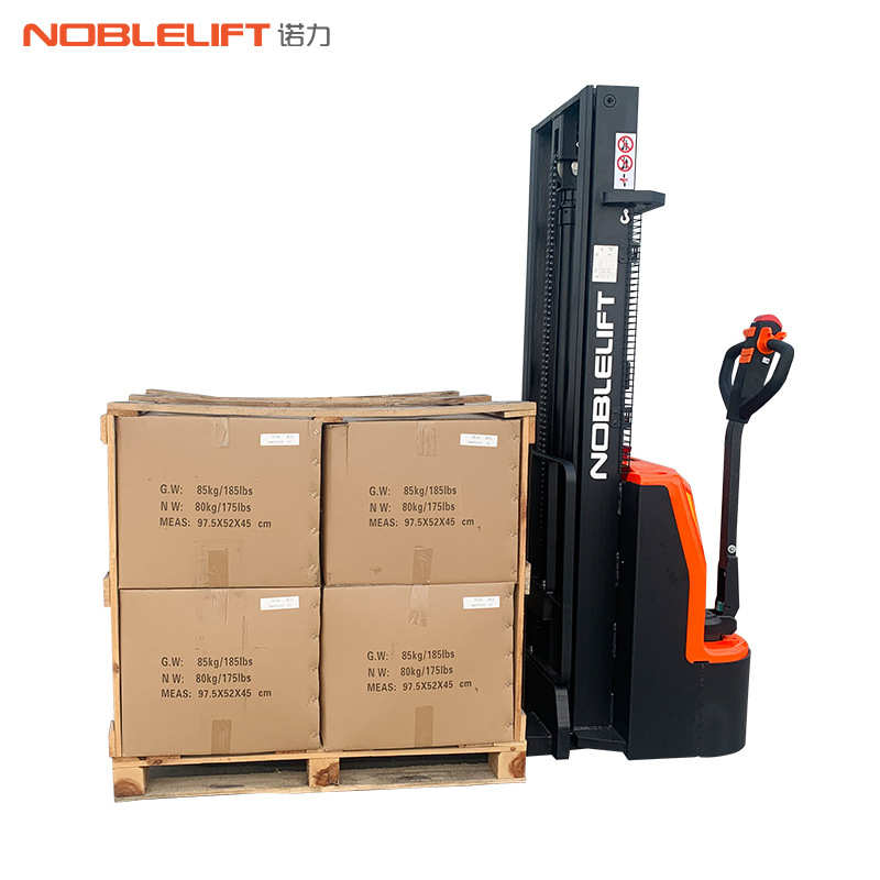诺力叉车全电动堆垛车托盘堆高车PSE15L-C步行式铲车搬运车