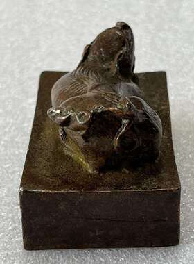 仿古古玩仿古铜加厚印章怀旧章子家用复古工艺品