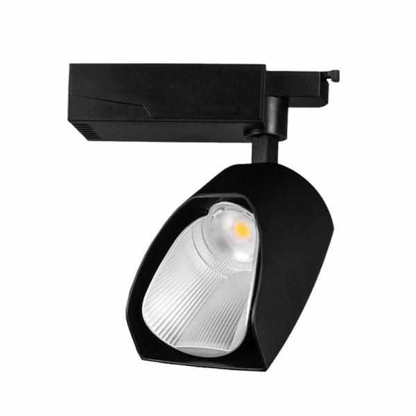 LED轨道灯洗墙灯COB偏光散光灯瓷砖墙面铲灯商铺可调角度导轨灯