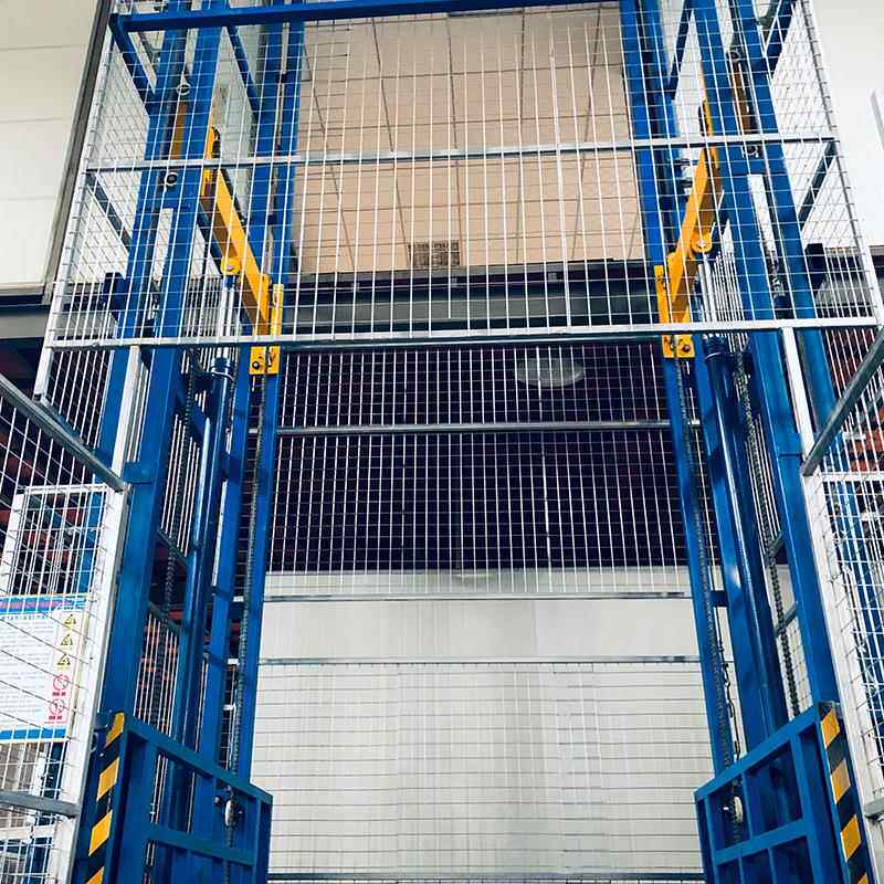 导轨链条式升降货梯厂家报价货梯电动3吨液压货梯固定式升降平台