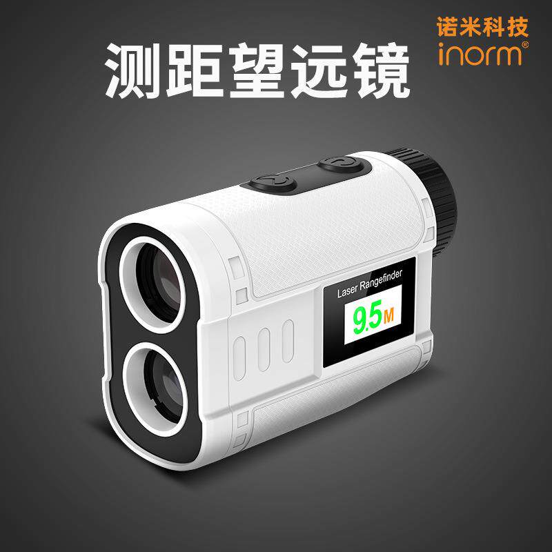 厂家跨境新款高尔夫测距仪望远镜laserrangefinder高清带侧面屏