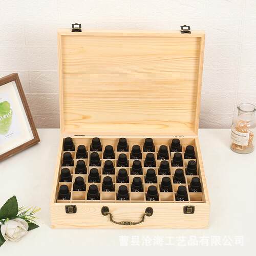 do格tera精油收纳盒木80木盒r储存箱精可放椰子油实制木