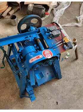 拖型把杆棒螺 纹成型机 小圆js-10棒木材套丝机农木用工具木把开