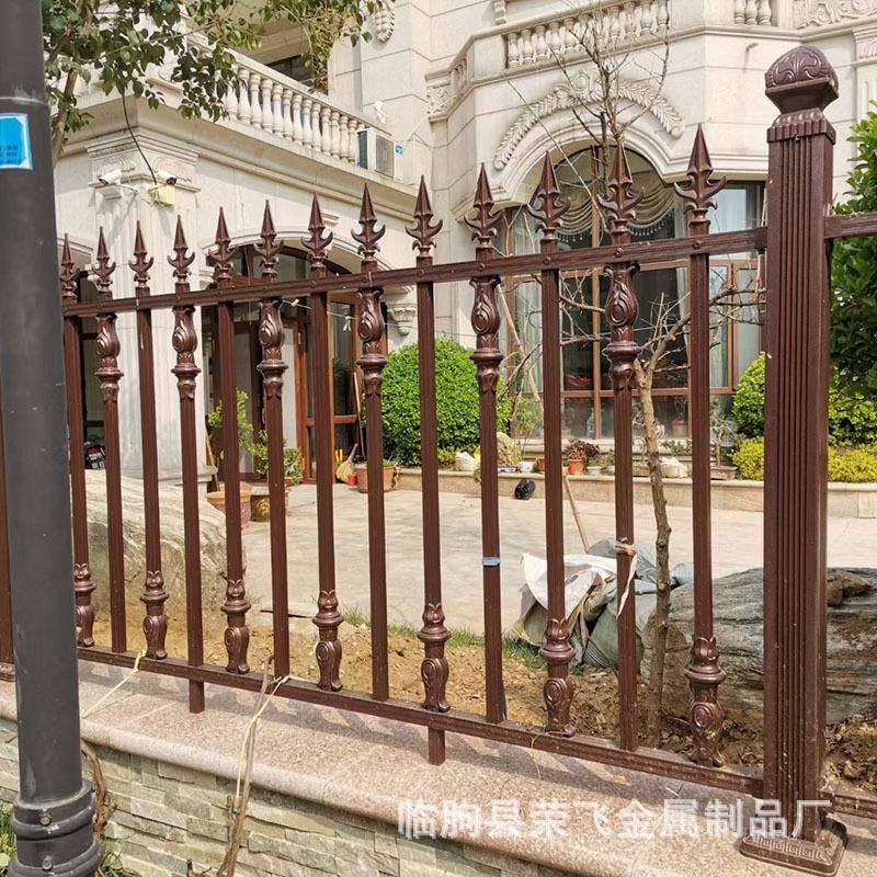临朐厂家庭院铝艺护栏铝合金防护栏别墅院墙围栏铝艺防护栏栏杆