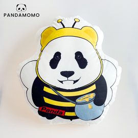 Pandamomo 大熊猫抱枕原创卡通可爱异形靠枕居家年节送礼蜜蜂成实