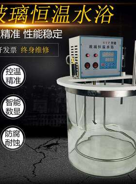 玻璃恒温水浴实验室SYP-D智能恒温数显搅拌玻璃恒温水槽