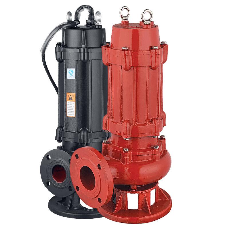 WQ潜水泵380V三相工地集水坑地下室污水提升泵110V440V船用排污泵