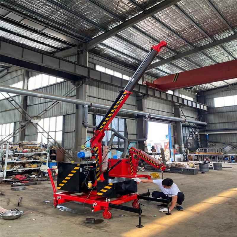厂家供应全电动小吊车液压搬运式电动吊车移动式单臂小吊车