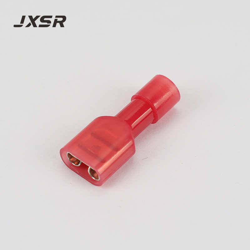 接头插簧FDFN2-250尼龙全绝缘端头公母对接插片冷压接线端子MDFN