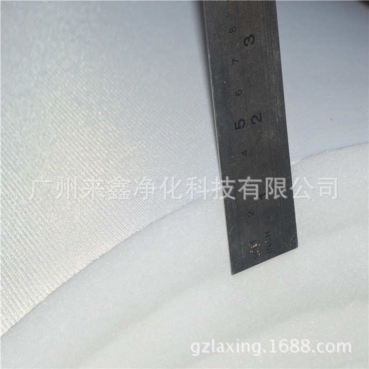 工业600G中效过滤棉PET喷烤漆房空气顶棚天井棉阻燃无纺布防尘