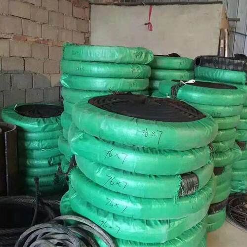 打桩机泥浆泵专业加厚橡胶管泥浆管5层7层黑色加布高耐磨高压