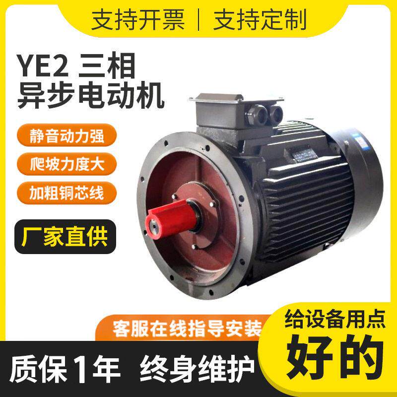 厂家供应三相异步电动机Y100L1-4-2.2三相电机380V效率散热电机