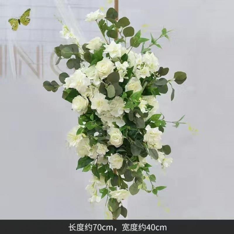 道户外婚饰WMQ庆森系拱门花艺婚礼具装花排商场橱窗布置拍照