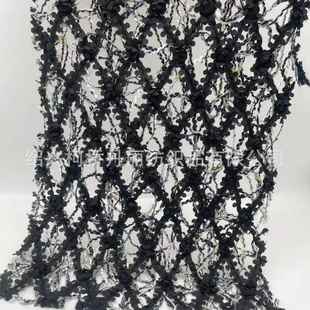 新春SON款 女士甲西米亚感设计刺绣高马波奢蕾丝