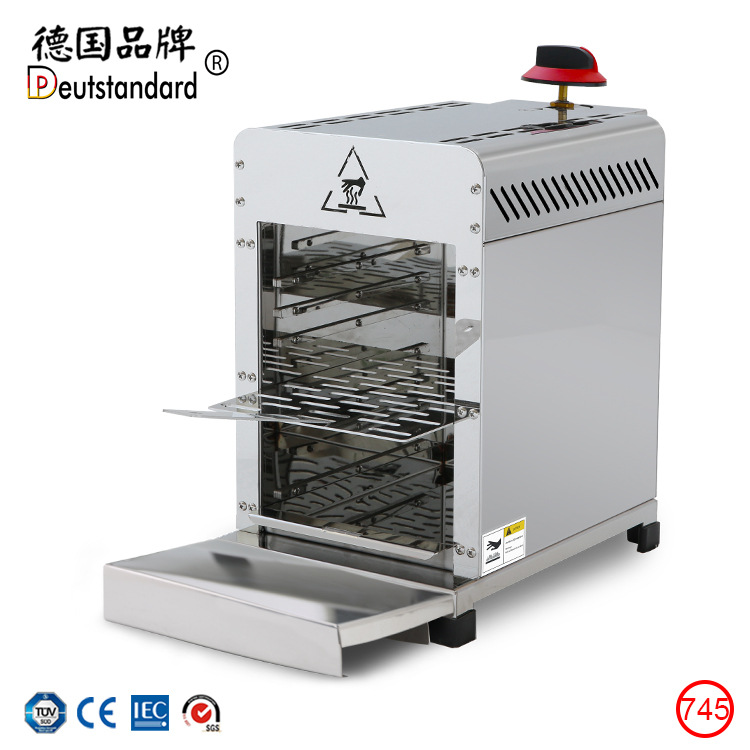 新款燃气烧烤炉烤肉烤牛排机燃气烧烤机地摊小吃设备摆摊烧烤